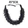 1PC Braid Wig Hair Band Soft Headband Soft Handmade Hair Band Wig Accessories Braid Internet celebrity Hand Tear Braid Hair Band