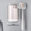 Cups for Bathroom No Drilling Toothbrush Holder Magnet Mouth Wash Cup and Wall Rack for Bathroom Restroom Home Apartment Dorm