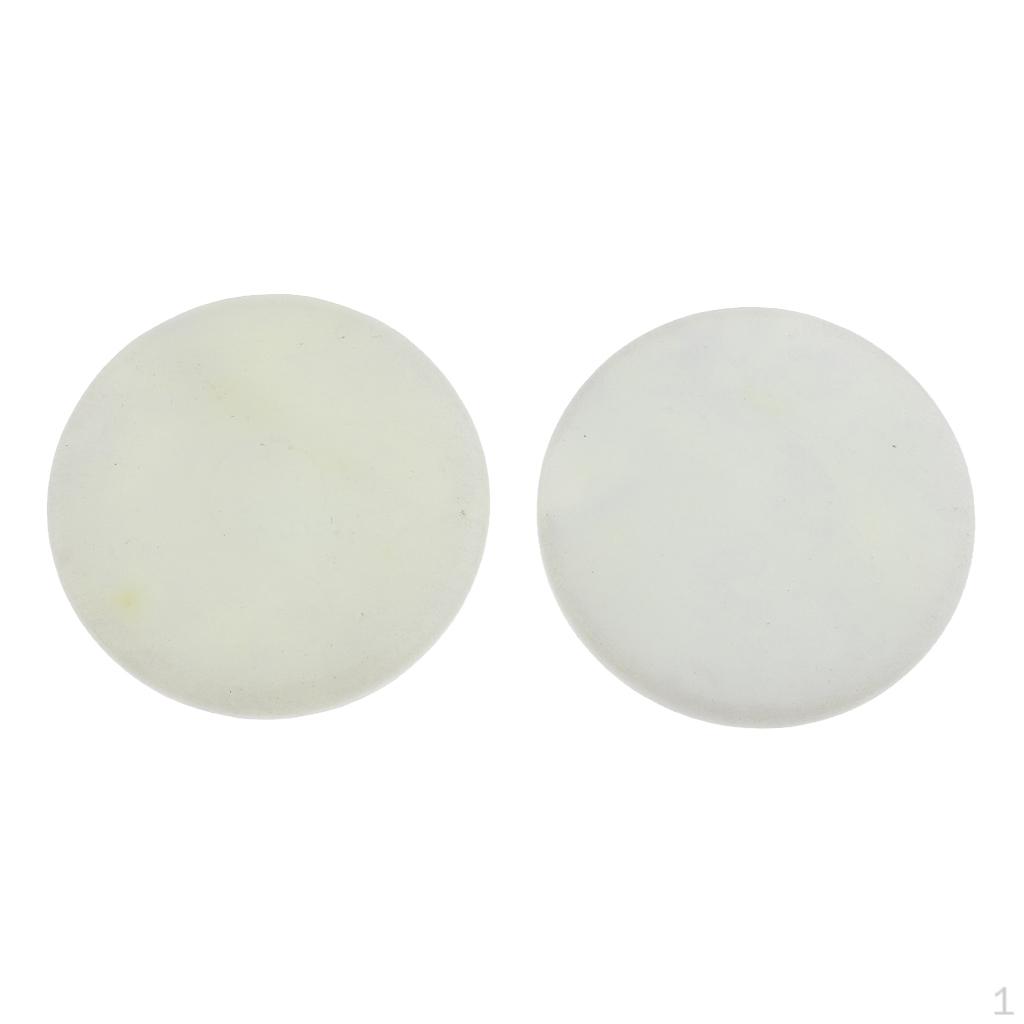 

2pcs Unique White Jade Makeup Glue Pallet Stand Holder for Extension Application Keeps