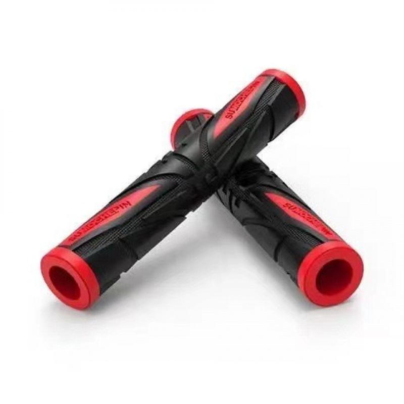 

Motorcycle modification accessories: handlebar grips, clutch anti-slip covers, handlebar covers, soft rubber brake lever covers Red