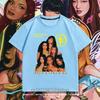 Katseye Kpop T Shirt Unisex Short Sleeve Top Boys Girls Megan Daniella Manon Lara Sofia Yunchae Idol Fan Collect Daily Clothes
