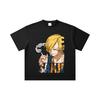 260 GSM Double Yarn 32 Count 100% Cotton One Piece V62 Sanji Print Unisex Heavy Cotton T Shirt