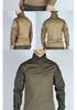 Neuer Stil Herren Tarnung Schnelltrocknendes Langarm Trainingsshirt, Modische Outdoor Bekleidung.