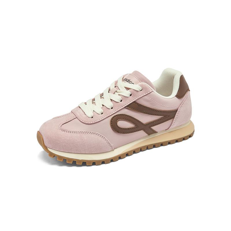 Augustine Pink Ballet Training Shoes Women's 2025 New Autumn Flat Baseplate Shoes Sports and Leisure Forrest Gump Shoes