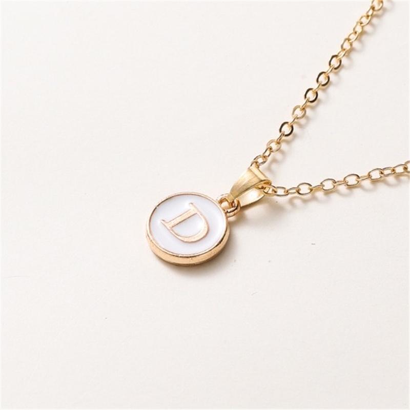 2025 New Fashion Personalized 26 Initials Charm Necklace For Women Men Premium Design Name Necklace Ladies Jewelry Gift