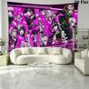 Dangan Ronpa Wall Tapestry Aesthetic Wall Hanging Printed Fabric Blanket Decorative Tapestries for Bedroom Living Room Home Decor