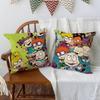 Hot Cartoon R-RugratsS Pillow Case Soft Plush Fabric Double Sided Print Decorative Home Living Room Gift Cushion