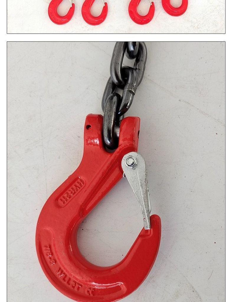 Double & Four Hook G80 Manganese Steel Lifting Chain Sling for Crane Hoist