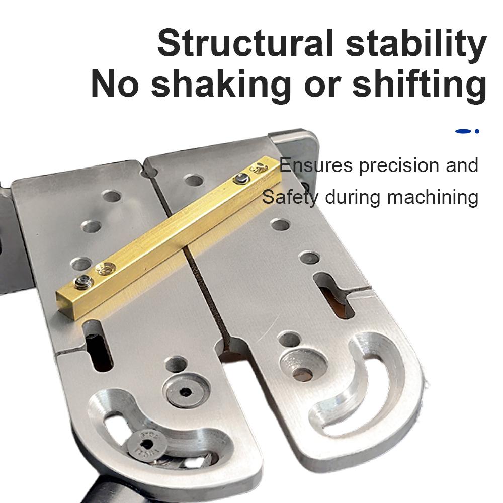 Multi-Function Desktop Clamp Jewellery Metalworking Table Bracket Stainless Steel Clamp Vise Clamp DIY Fixed Tool