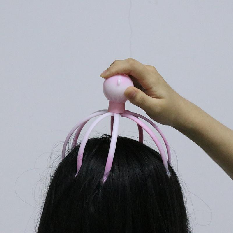 Head Massager Scratcher Neck Massage Scalp Relax Calm Stress Relief Octopus Tool
