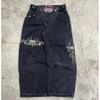 Ανδρικό Τζιν Φαρδύ Ίσιο Εφαρμοστό Casual Streetwear Στυλ Hip Hop Μείγμα Βαμβακιού Μεσαίου Υψώματος
