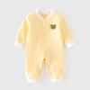 Baby Autumn Clothes 2023 Cotton Bear Newborn Romper Toddler Jumpsuits for Girls Boys Clothing Muslin Cartoon Bear Baby Outfit
