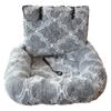 Removable Washable Cushion with Safety Straps Non-slip Dogs Travel Bed Plush Pet Car Seat for Small Medium Large Dogs
