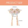 Vintage Butterfly Shape Collar Embroidery Flower Detachable Faux Collar Women Neckwear Horseface Skirt Removable Collar