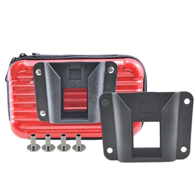 Folding Bikes Pigs Nose Bag Adapter for Folding Bikes Front Carriers Block Adapter with Screws Folding Bike Accessory