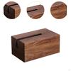 Facial Tissue Case Napkin Dispenser Wooden Ornament Paper Storage Box Holder