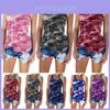 Stylish Women's Ladies Sleeveless Camo Vest Tops With Breathable Fabric For Summer
