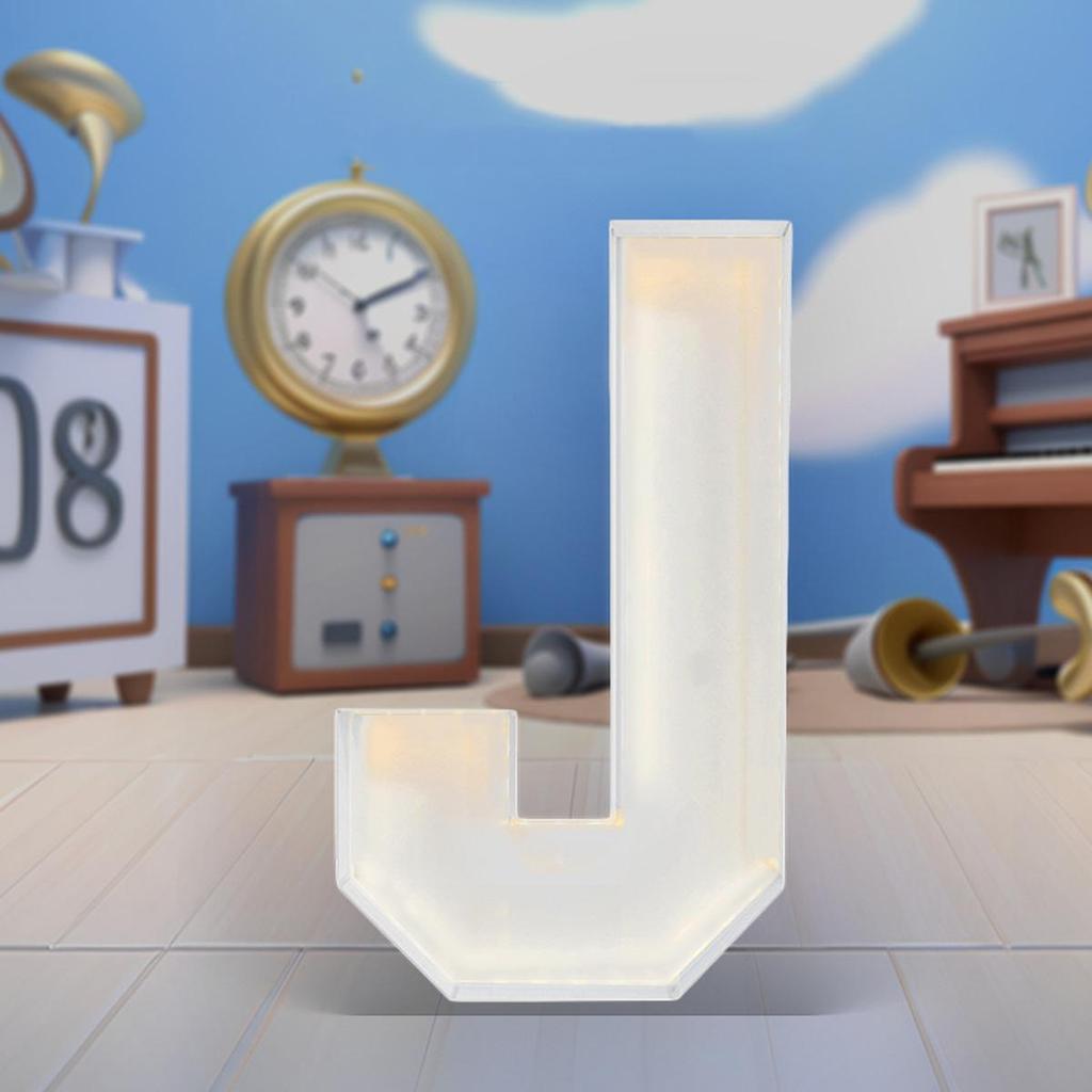1Pc 64cm Mosaic Balloon Frame Letters Big Marquee Light Up Letters DIY Kit for Birthday Party Wedding Backdrop Decor Letter A-Z Pre-Cut Foam Board