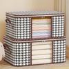 Houndstooth Dust-Proof Storage Bag for Clothes and Quilts