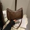 Texture Niche Simple Shoulder Armpit Bag Women's Bag 2025 New Trend Versatile Women's Versatile Ins Crescent Bag