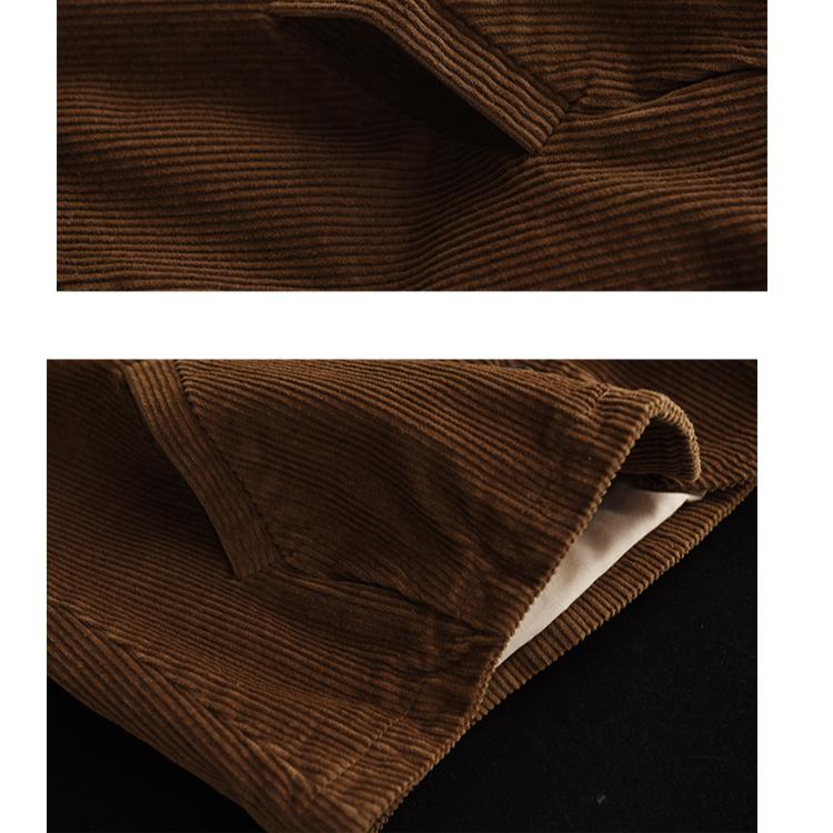 DIMANAF 2025 New Vest Short Corduroy Jacket  Autumn Sleeveless Retro Coat Buttons Women Solid