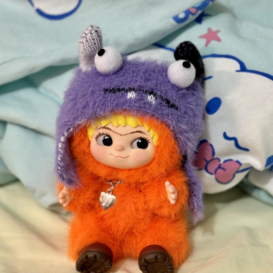 Kawaii Wakuku V1 V2 Plush Doll Blind Box - Trendy Handmade Fox & Bunny Soft Toy Cute Birthday Gift for Girlfriend Playful