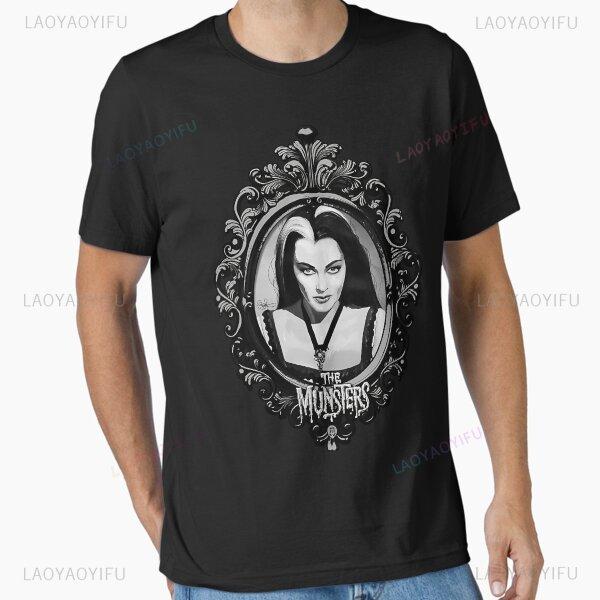 Vampira Gothic Grindhouse Tshirt Unisex For Unisex Unisex Scifi Bizarre Graphic Cotton Tee Vintage Band Merch Streetwear Casual