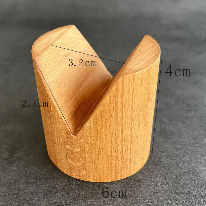 Creative Wooden Sushi Display Plate Rectangular Molecule Cuisine Display Rack Restaurant Food Specialty Display Tableware