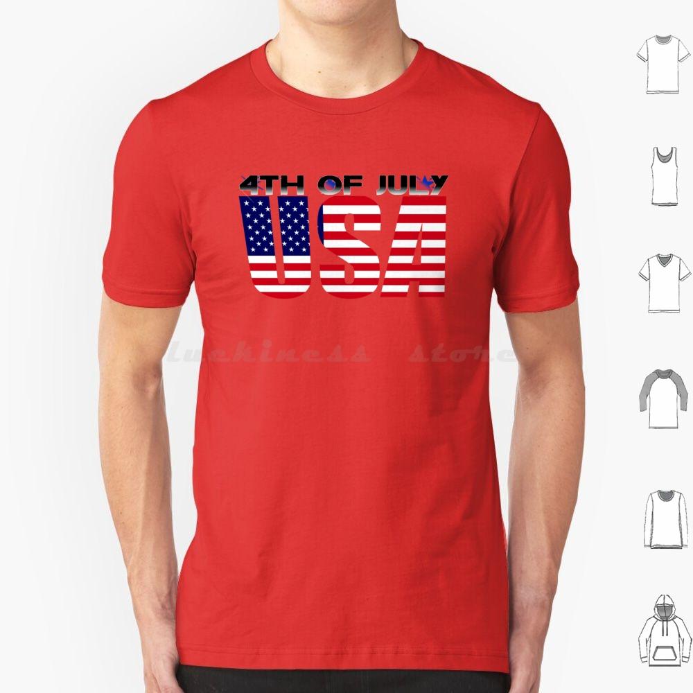 4. Juli T-Shirt Baumwolle Herren Damen DIY Druck 4. Juli Tag USA Amerikanischer Stolz Rot Weiß Blau Patriotische Sterne Und