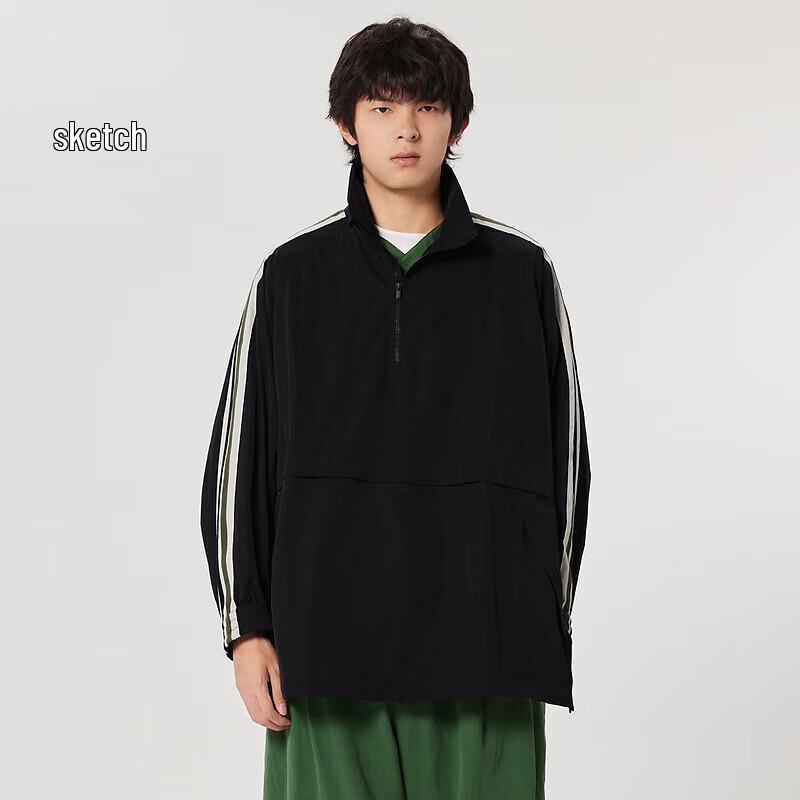 

Sketch Men s Striped Pullover Jacket M