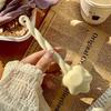 Ceramic Star Shaped Spoon Twisted Spoon Cute Long Handled Cream Design Coffee Stirring Spoon