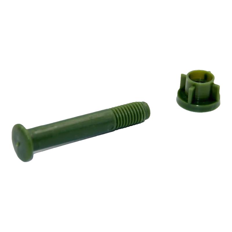 Bing Zhi You 8cm Plastic Target Rod Screws & Nuts (10-Pack)