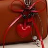 Braided Rope Keychain Heart Bows Earphone Bag Pendant Charm Fashion Bag Accessories for Handbag,Backpack Decorations