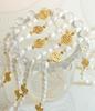 Vintage-Inspired Noble 'Fu' Pendant Freshwater Pearl Necklace - Personalized Jewelry In 18K Gold-Plated Titanium Steel