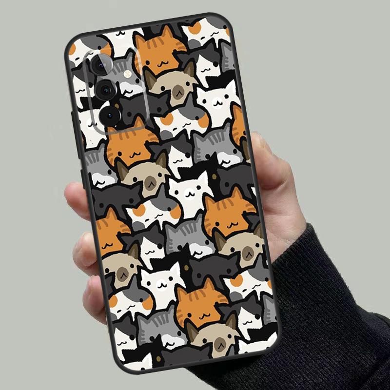 

Neko Atsume Case For Samsung Galaxy A54 A34 A14 A36 A56 A06 A13 A53 A32 A12 A22 A52 A35 A17 A16 A55 A15 Samsung A55