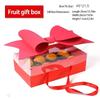10Pack Elegant Fruit&Floral Flower Box/Gift Box with Bow Transparent DIY Handheld Flower Arrangement for Valentine'S Day Wedding