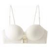 Front buckle type beautiful back without thin shoulder straps tube top underwear women gather small breasts to show big but not empty cup
