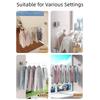 Wall Mounted Clothes Line Dryer Retractable Laundry Drying Hanger  Bathroom Storage