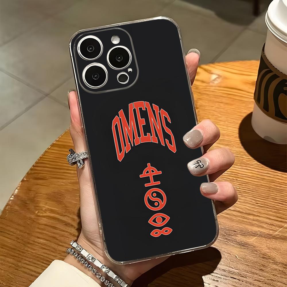 Music Bad Omens Phone Case For Iphone 15 Pro Max 14 11 12 Mini 13 Pro 7 8 X XR XS SE Transparent Back Cover