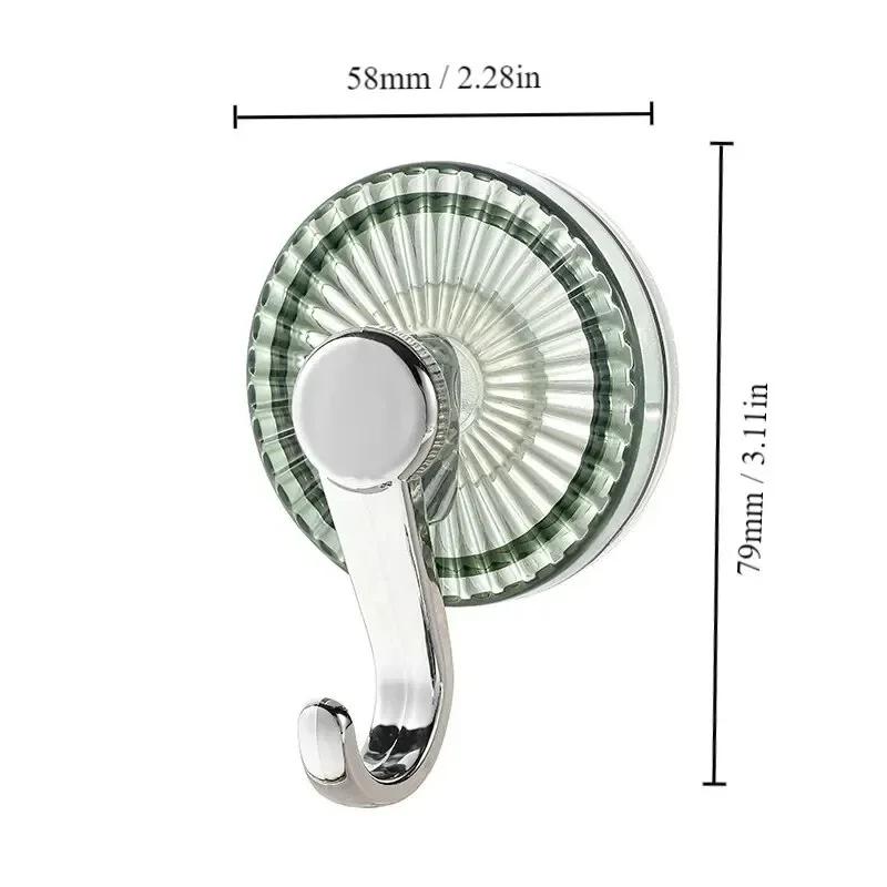 

1 шт. прочные вакуумные присоски крючки без проколов крючок для халата многоразовый держатель для полотенец для кухни ванная комната аксессуары для дома 1Pcs