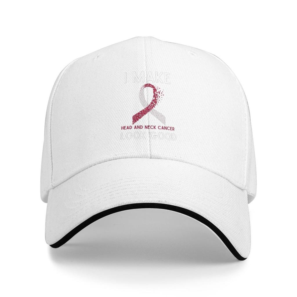 Head And Neck Cancer Awareness Ribbon Warrior Baseball Caps Snapback Baseball Hats Breathable Casual Casquette for Men And Women