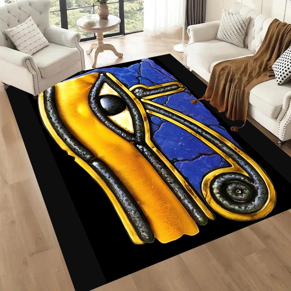 Ancient Egyptian Figures Floor Mats for Living Room, Bedroom and Room Decoration Are Suitable for Gifts.