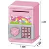 Automatic Mini Safe Coins Cash Saving Money Box Password Counter Code Key Lock Coin Bank Atm Child