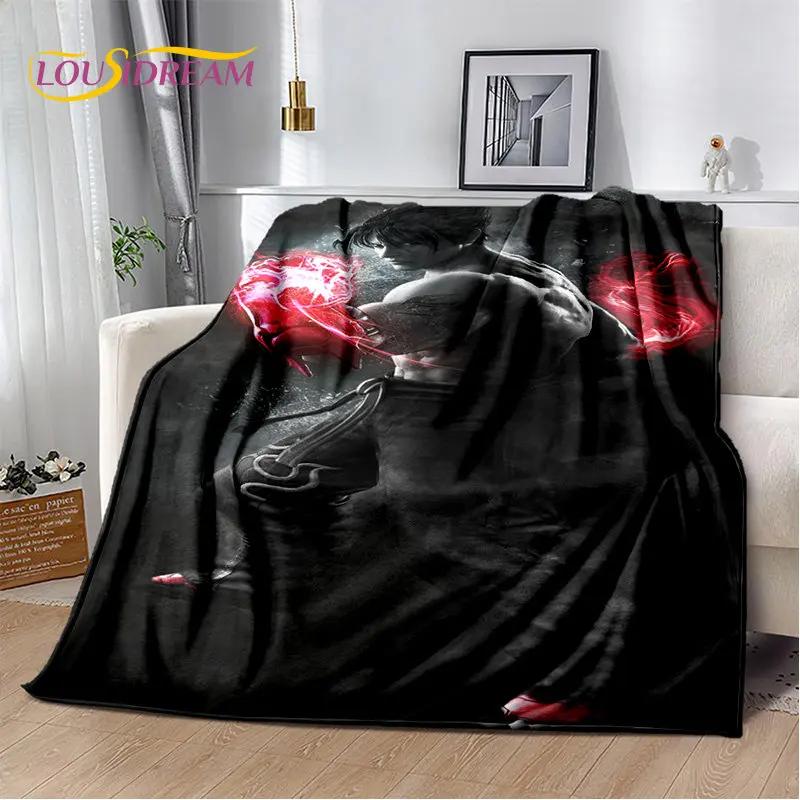 Couverture en peluche douce de joueur de jeu rétro Street Fighter, couverture en flanelle pour salon, chambre à coucher, lit, canapé, couverture de pique-nique