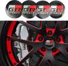 56mm 60mm GR Sport Emblem Car Wheel Center Hub Cap Stickers Decoration For Toyota Hilux Crown CHR Yaris Camry Prius Rav4 Avalon