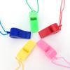 Mini Plastic Whistle Multifunction with Rope Kids Football Soccer Rugby Cheerleading Whistle Children Toys Birthday Party Gifts