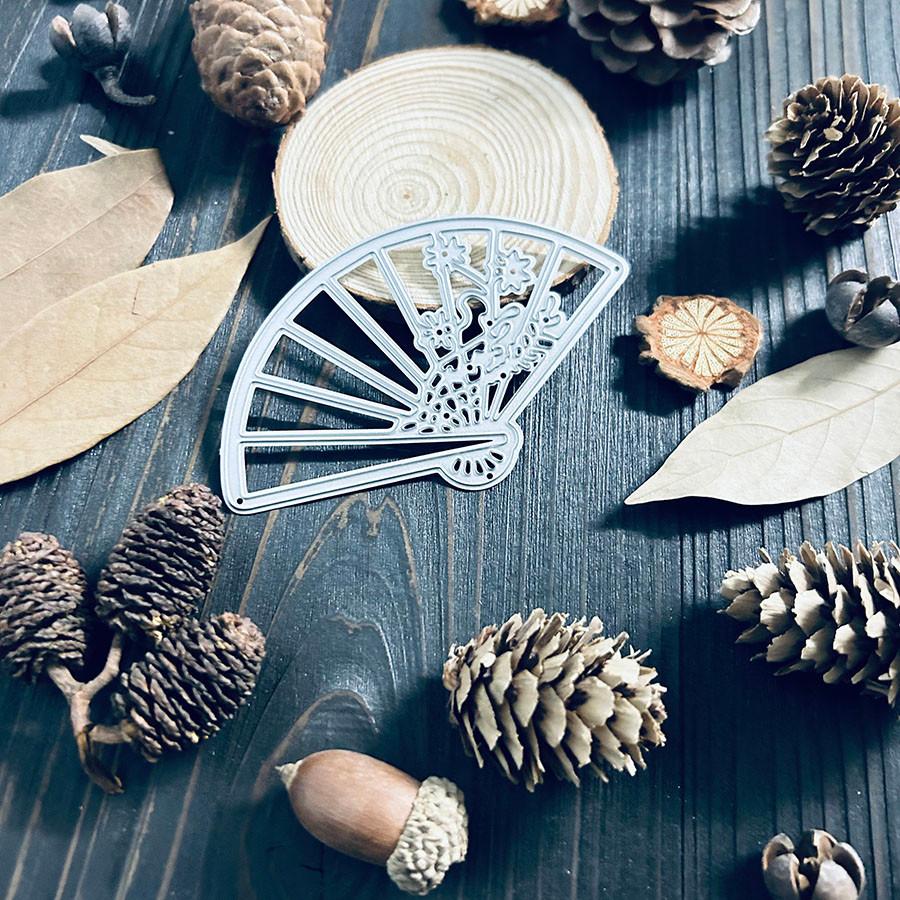 Fan Metal Cutting Dies Stencil For DIY Scrapbooking Paper Card Decorative Craft Embossing Die Cuts