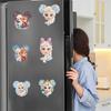 6Pcs Ice and Snow World Series Diamond Art Fridge Magnet Diamond Painting Refrigerator Magnet DIY Fridge Stickers for Fridge Whiteboards