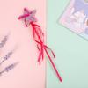 Fairy Star Magic Wand Cat Teaser with Feather for Kids