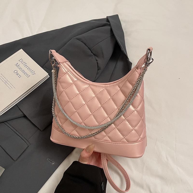 This year's popular diamond chain bag women's 2025 new trendy fashion high sense foreign versatile shoulder messenger bag